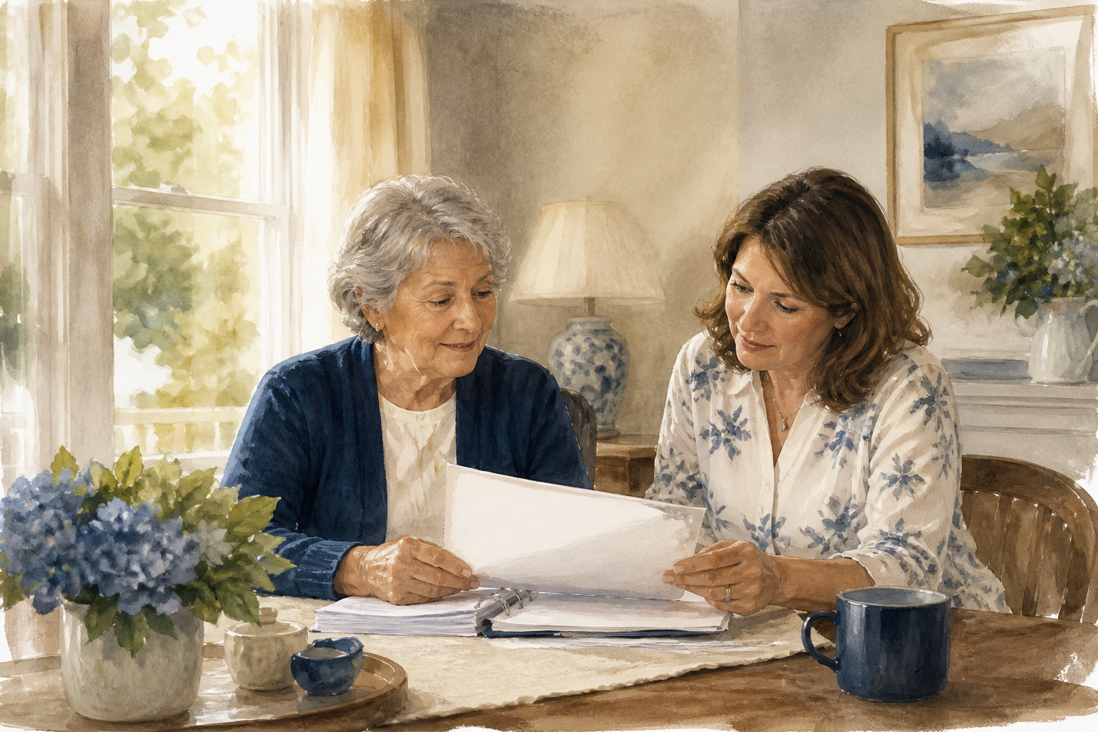 How do I use my parent's long-term care insurance policy to pay for home care at home?